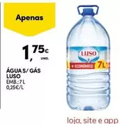 Oferta de Luso - Água S/Gas por 1,75€ em Continente