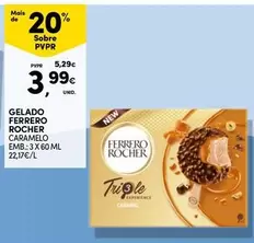 Oferta de Ferrero Rocher - Gelado Rocher por 3,99€ em Continente