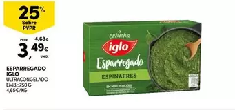 Oferta de Iglo - Esparregado Ultracongelado por 3,49€ em Continente