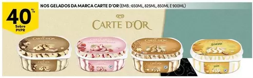 Oferta de Carte d'Or - Nos Gelados Da Marcaem Continente