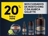 Oferta de Gillette - Nos Cuidados De Rosto King C Da Marcaem Continente