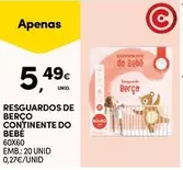 Oferta de Continente - Resguardos De Berço  Do Bebe por 5,49€ em Continente