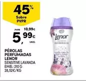 Oferta de Lenor - Perolas Perfumadas Sensitive Lavanda por 5,99€ em Continente