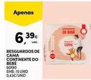 Oferta de Resguardos De Cama Continente Do Bebe por 6,39€ em Continente