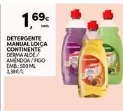 Oferta de Continente - Detergente Manual Loica por 1,69€ em Continente