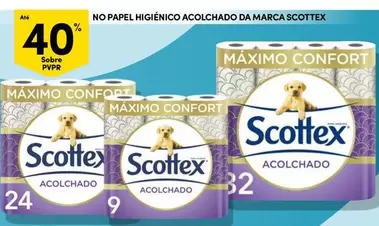 Oferta de Scottex - No Papel Higienico Acolchado Da Marcaem Continente