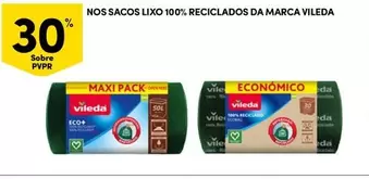 Oferta de Vileda - Nos Sacos Lixo 100% Reciclados Da Marcaem Continente