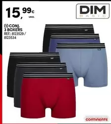 Oferta de Dim - Conj. 3 Boxers por 15,99€ em Continente