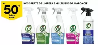 Oferta de Cif - Nos Sprays De Limpeza E Multiusosem Continente