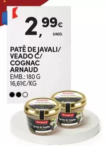 Oferta de Patè De Javali/ Veado C/ Cognac por 2,99€ em Continente