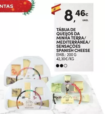 Oferta de Tábua De Queijos Da Minha Terra/ Mediterranea/ Sensacoes por 8,46€ em Continente