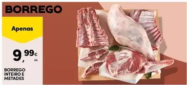 Oferta de Borrego Inteiro E Metades por 9,99€ em Continente