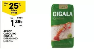 Oferta de Cigala - Arroz por 1,39€ em Continente