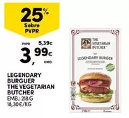 Oferta de Legendary Burguer The Vegetarian Butcher por 3,99€ em Continente