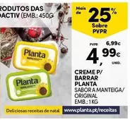 Oferta de Planta - Creme P/ Barrar por 4,99€ em Continente