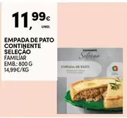 Oferta de Pato - Empada De  Continente por 11,99€ em Continente