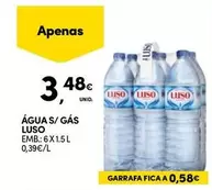 Oferta de Luso - Água S/Gas por 3,48€ em Continente