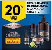 Oferta de Gillette - Nos Cuidados De Rosto King C Da Marcaem Continente