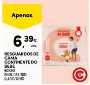 Oferta de Resguardos De Cama Continente Do Bebe por 6,39€ em Continente