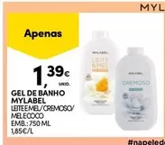 Oferta de Mylabel - Gel De Banho por 1,39€ em Continente