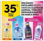 Oferta de Nivea - Nas Águas Micelaresem Continente