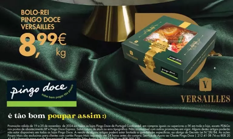 Oferta de Portugal - Borgo Doce Versailles por 8,99€ em Pingo Doce