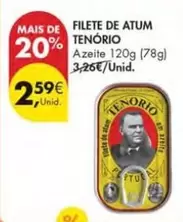 Oferta de Tenorio - Filete De Atum por 2,59€ em Pingo Doce