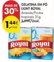 Oferta de Royal - Gelatina Em Po por 1,44€ em Pingo Doce