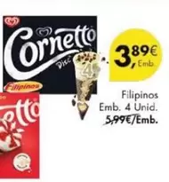 Oferta de Cornetto - Filipinos por 3,89€ em Pingo Doce