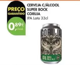 Oferta de Coruja - Cerveja C/alcool Super Bock por 0,89€ em Pingo Doce