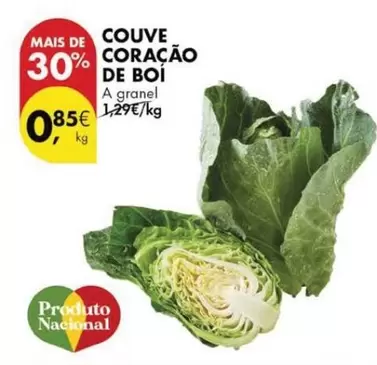 Oferta de A+ - Couve Coração De Boi por 0,85€ em Pingo Doce