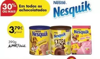 Oferta de Nesquik - Em Todos Os Achocolatados por 3,79€ em Pingo Doce