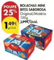 Oferta de Saborosa - Bolachas Mini Bites por 1,49€ em Pingo Doce