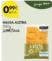 Oferta de Pingo doce - Massa por 0,99€ em Pingo Doce