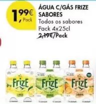 Oferta de Frize - Água C/Gas Sabores por 1,99€ em Pingo Doce