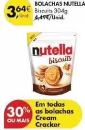 Oferta de Nutella - Bolachas por 3,64€ em Pingo Doce