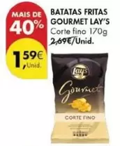 Oferta de Lay's - Batatas Fritas Gourmet por 1,59€ em Pingo Doce