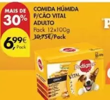 Oferta de Pedigree - Comida Humida P/cao Vital Adulto por 6,99€ em Pingo Doce