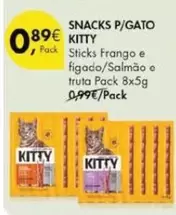 Oferta de Snacks P/Gato por 0,89€ em Pingo Doce