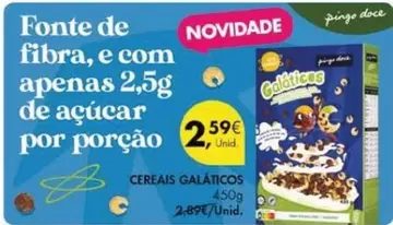 Oferta de Cereais Galaticos por 2,59€ em Pingo Doce