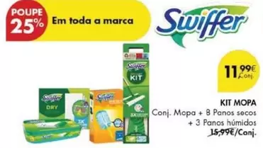 Oferta de Swiffer - Kit Mopa por 11,99€ em Pingo Doce