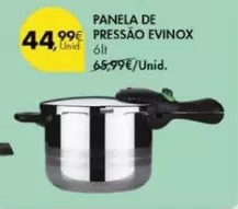 Oferta de Evinox - Panela De Pressão por 44,99€ em Pingo Doce