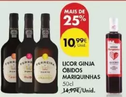 Oferta de Ferreira - Licor Ginja por 10,99€ em Pingo Doce