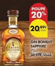 Oferta de Cardhu - Gin por 20,49€ em Pingo Doce