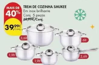 Oferta de Trem De Cozinha Smukee por 39,99€ em Pingo Doce