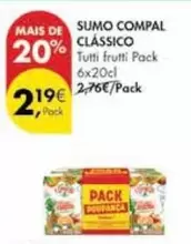 Oferta de Compal - Sumo por 2,19€ em Pingo Doce