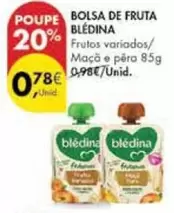 Oferta de Blédina - Bolsa De Fruta por 0,78€ em Pingo Doce