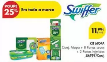 Oferta de Swiffer - Kit Mopa por 11,99€ em Pingo Doce