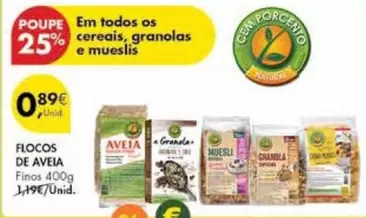 Oferta de Flocos De Avela por 0,89€ em Pingo Doce