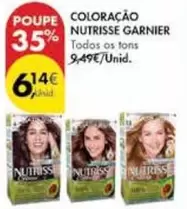 Oferta de Nutrisse - Coloração  Garnier por 6,14€ em Pingo Doce